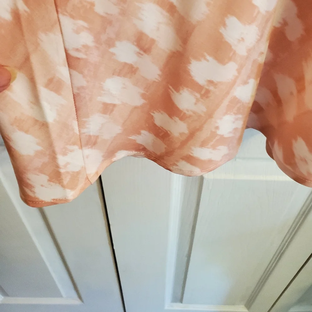New Pink And White Skirt S Med
